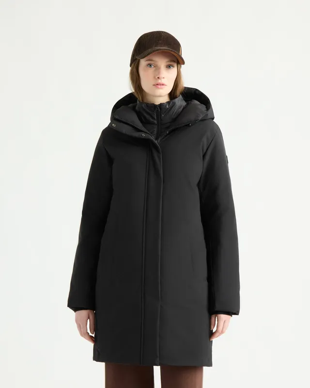 kanuk-mackay-manteau-capuche-mi-long-avec-plastron-duvet image 1