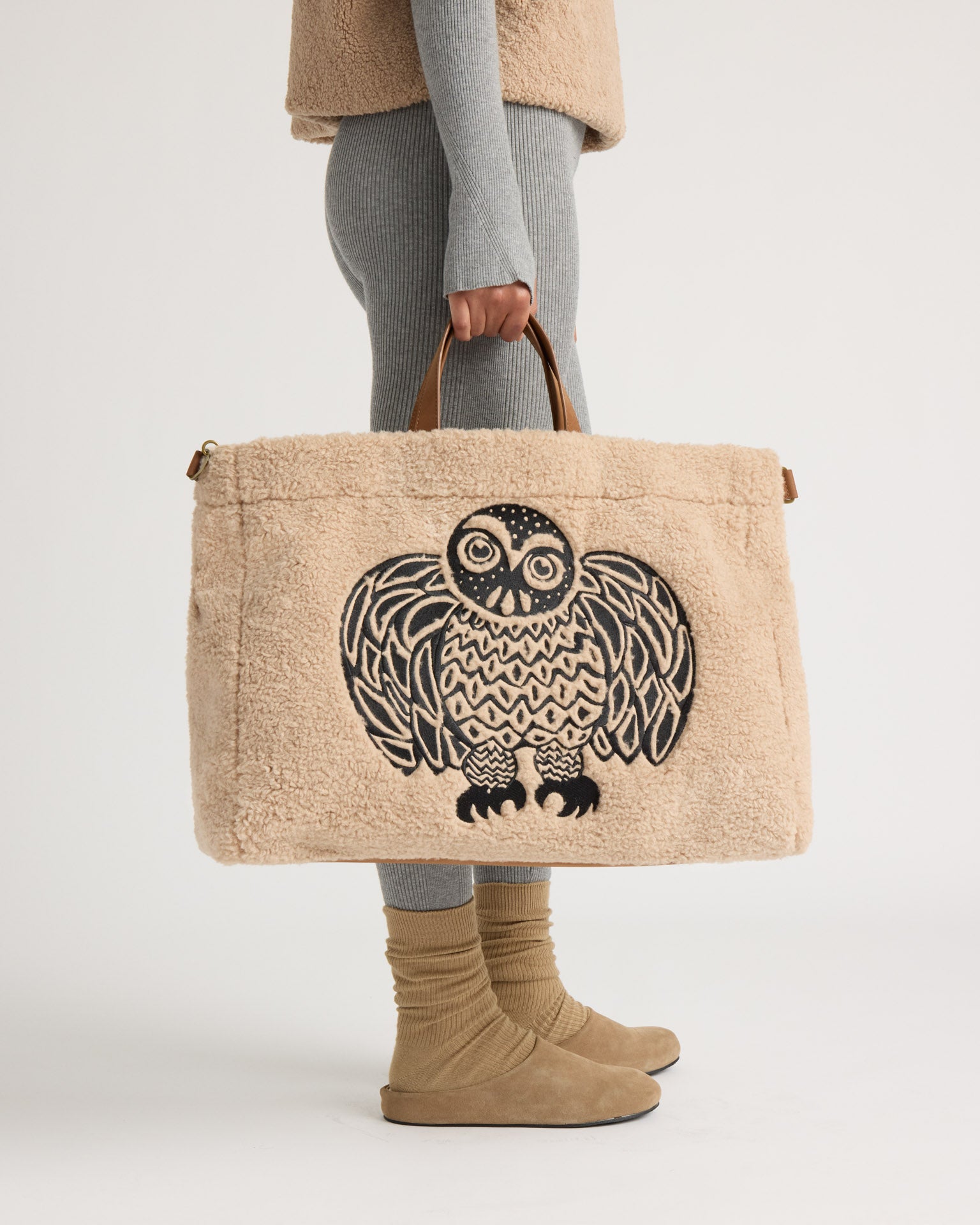 kanuk-sac-fourre-tout-hibou-iconique-sherpa image 1