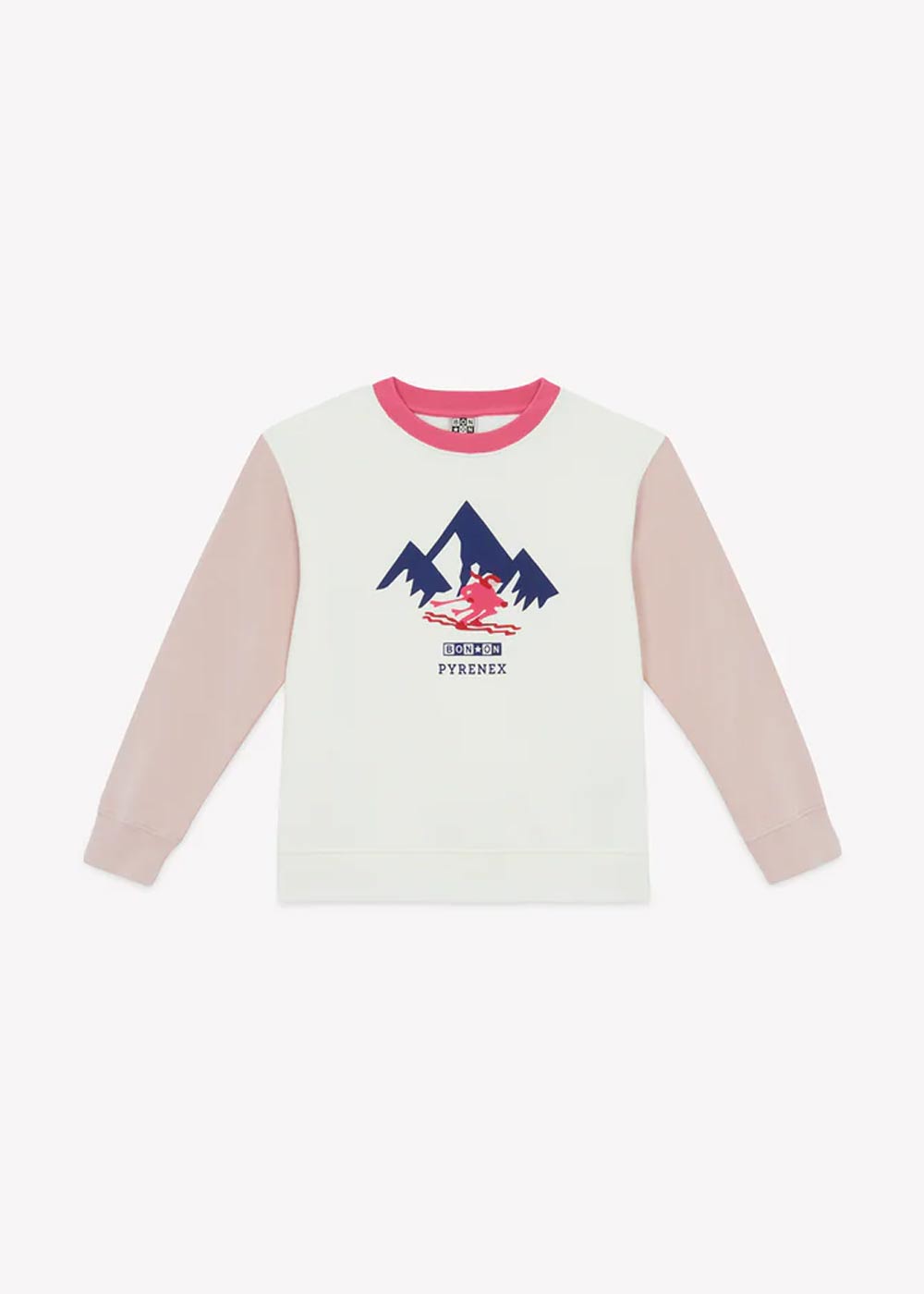 pyrenex-x-bonton-sweat-sandy-enfant-molleton-coton-cr-me image 3