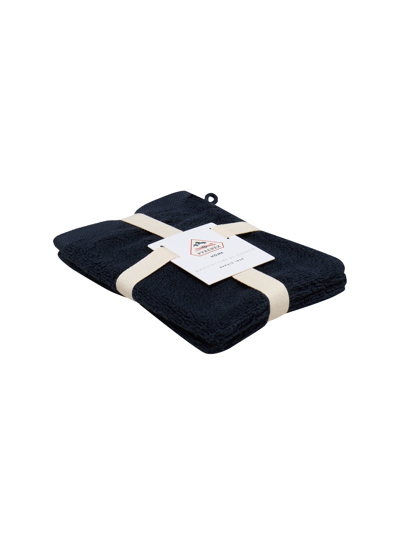 pyrenex-hana-set-2-gants-de-toilette-bleu-fonc image 2