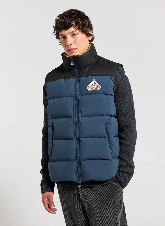 pyrenex-retro-john-doudoune-sans-manches-bleu-p-trole image 1