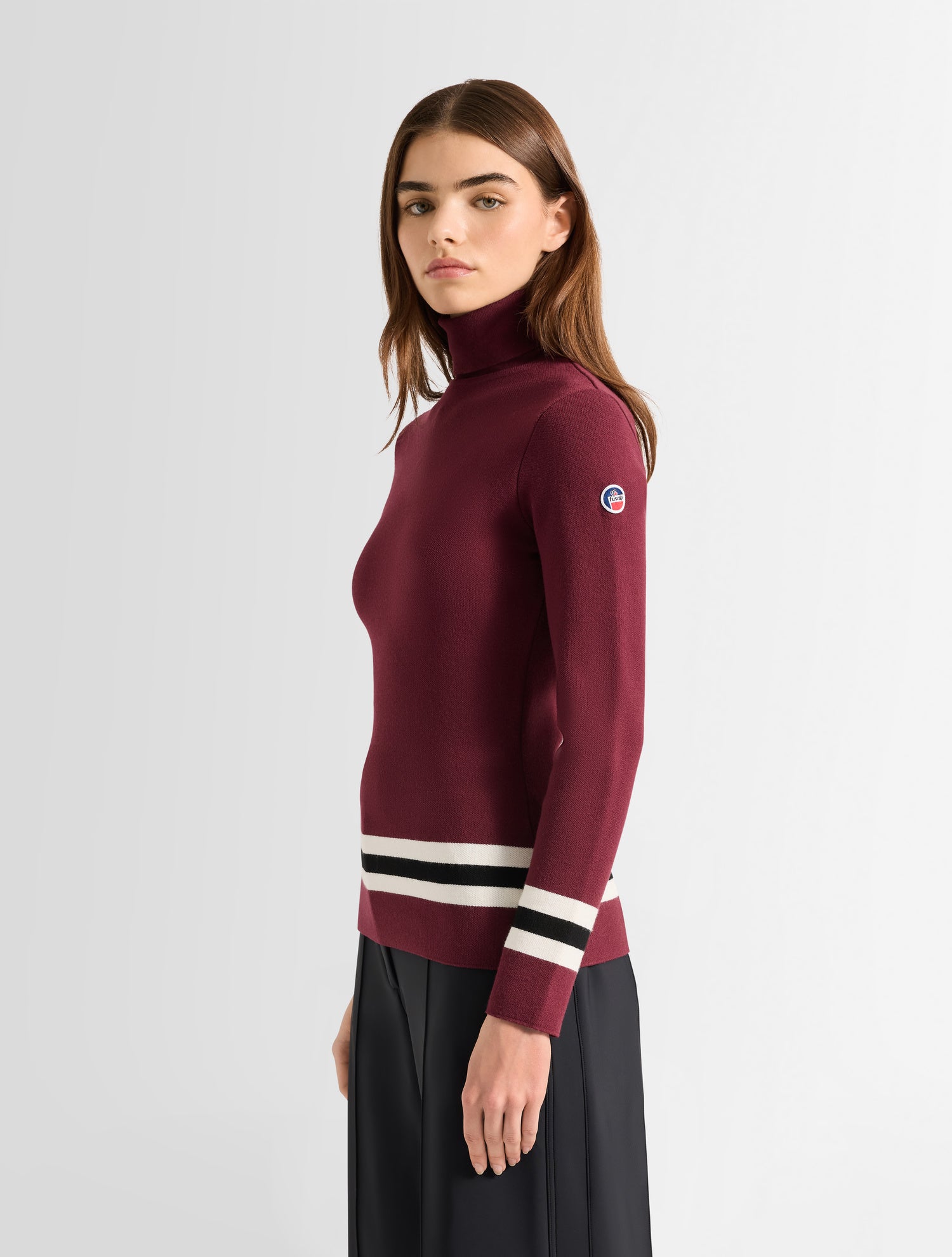 fusalp-pull-judith-pull-col-roul-viscose-ecovero-femme image 2