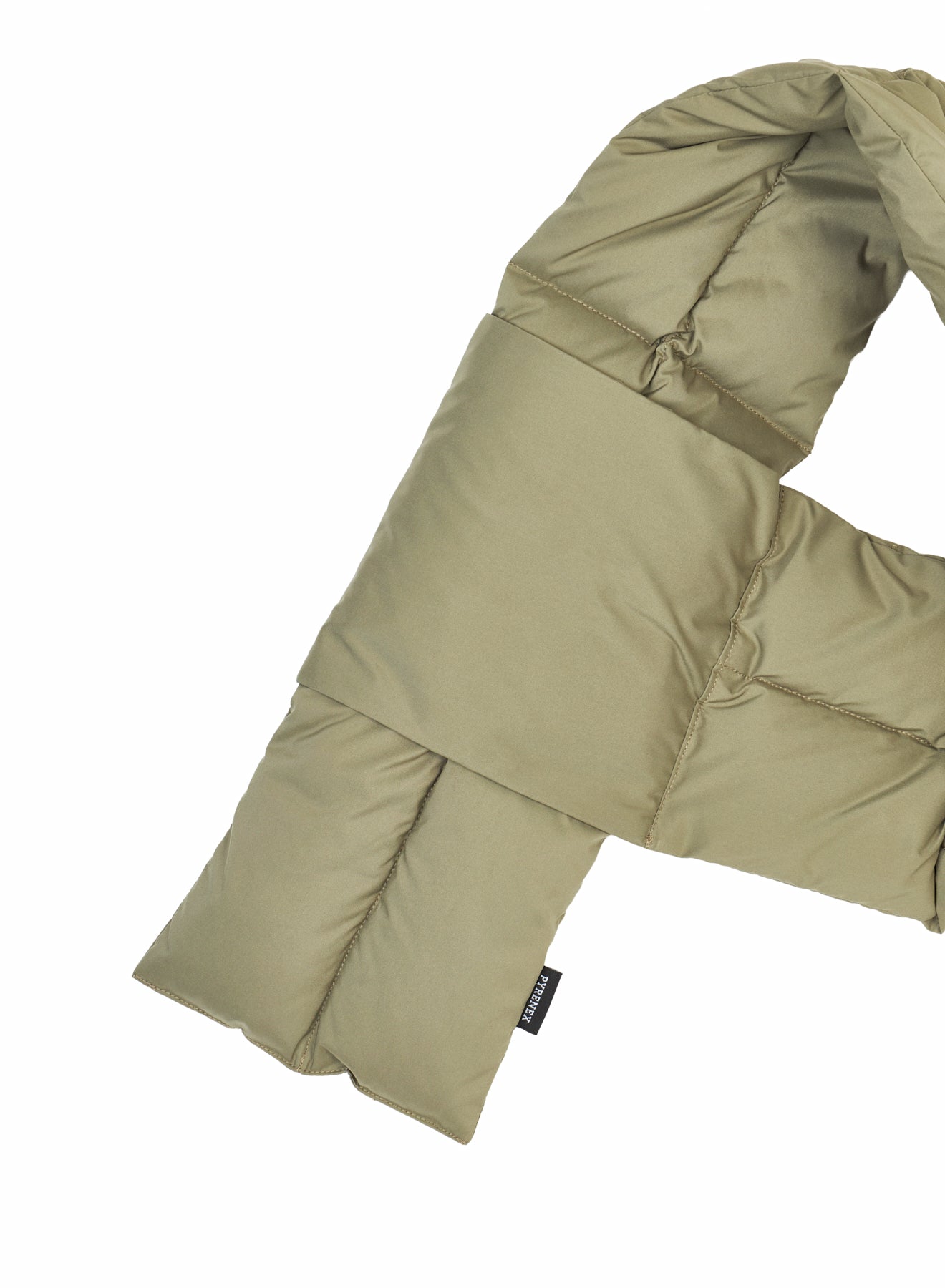 pyrenex-lucie-charpe-en-duvet-matelass-e-kaki-clair image 3