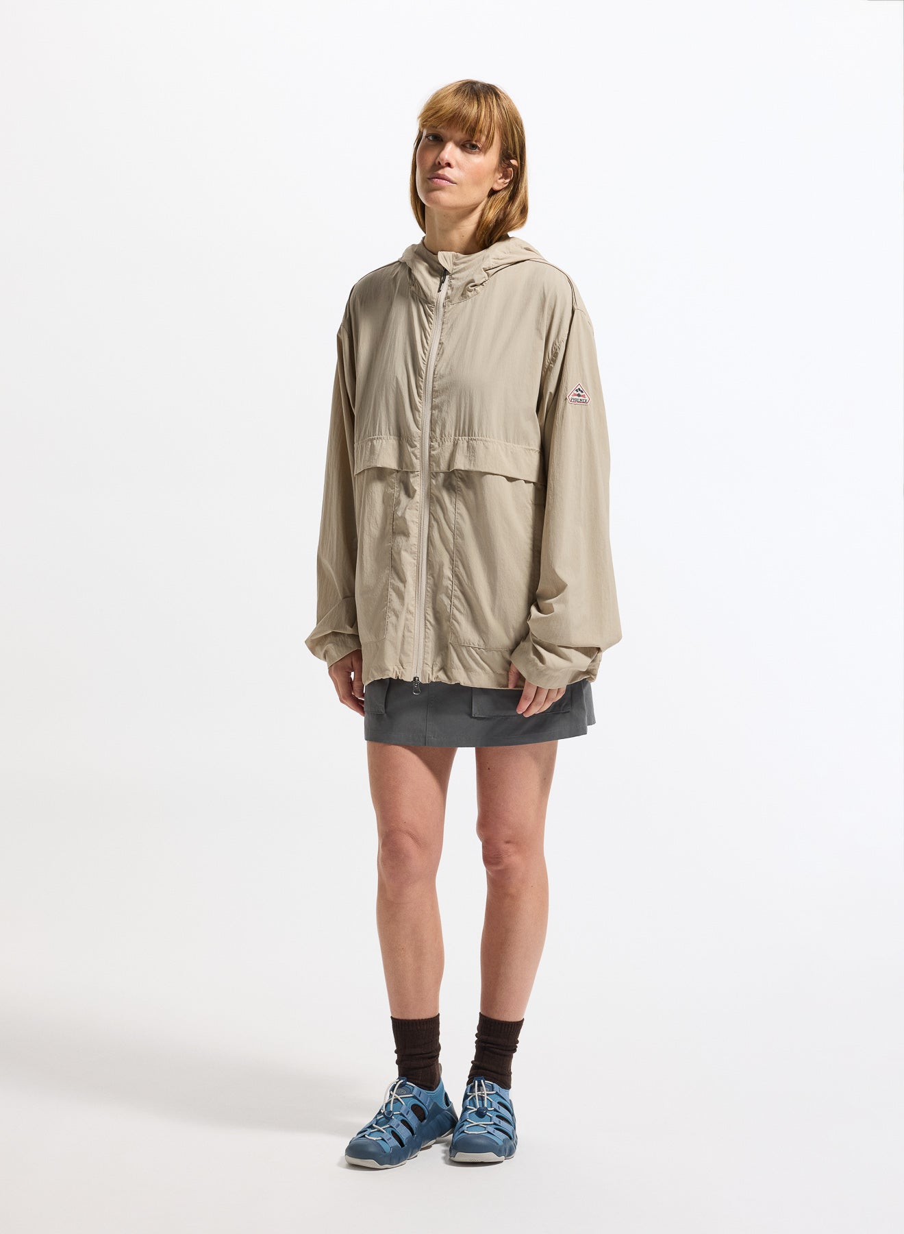 pyrenex-soulere-coupe-vent-unisexe-capuche-beige-2 image 4