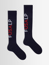 fusalp-sock-pop-chaussettes-de-ski-laine-bleu-fonc image 2