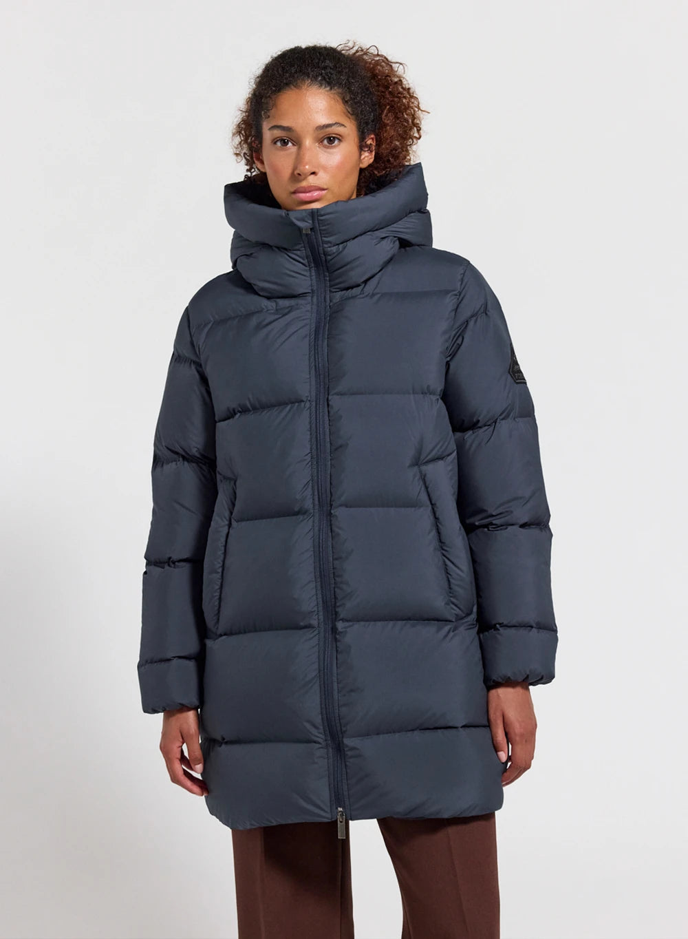 pyrenex-colibri-doudoune-mi-longue-femme-bleu-fonc image 1