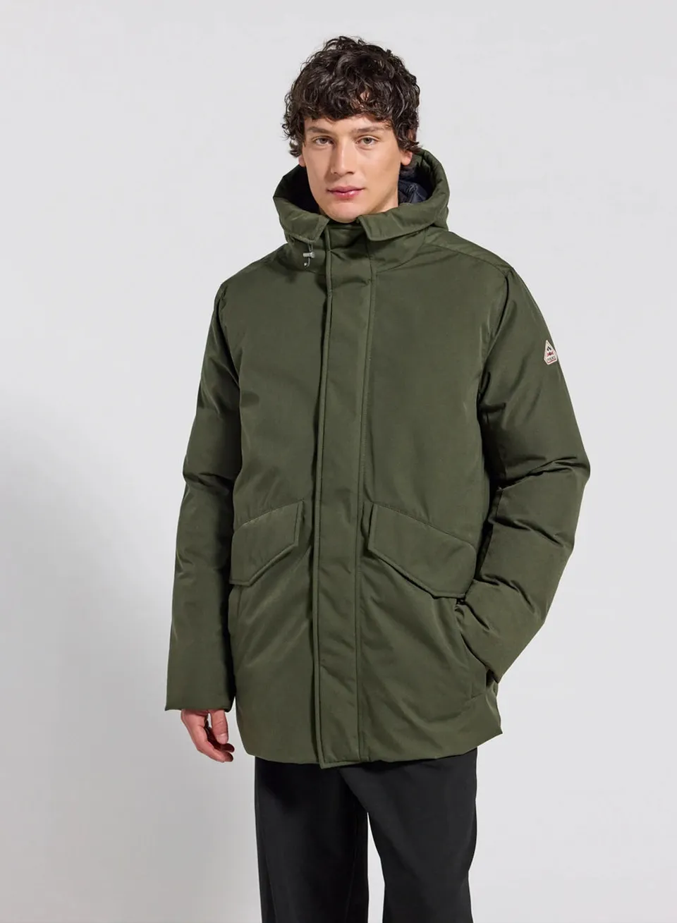 pyrenex-fingal-parka-matelass-e-homme-kaki-fonc image 1