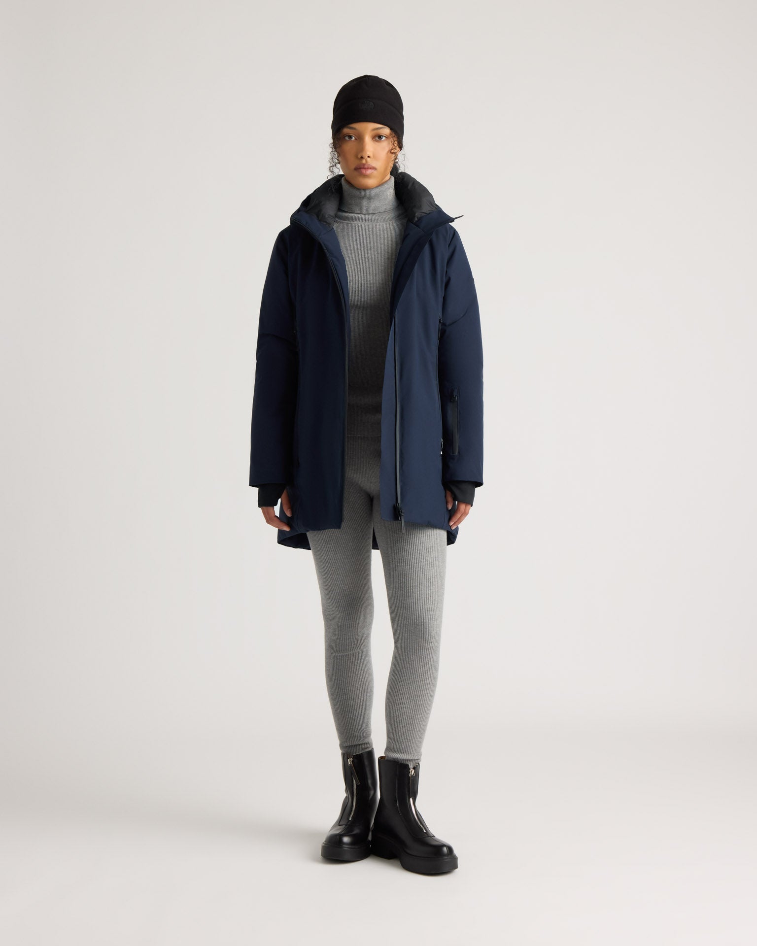 kanuk-laurier-manteau-semi-ajust-isol-capuchon image 1