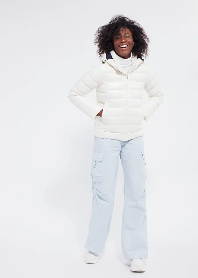 pyrenex-spoutnic-shiny-doudoune-brillante-femme-milk image 1