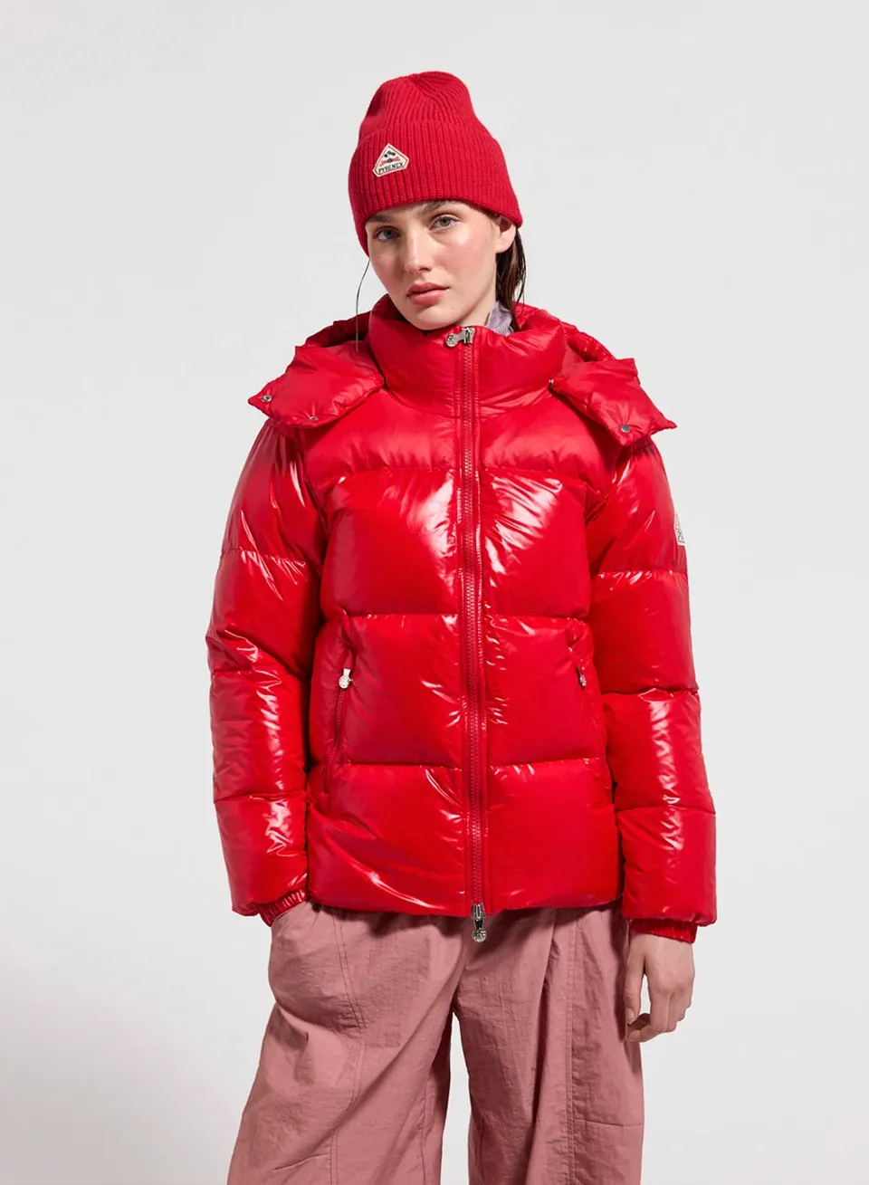 pyrenex-lively-doudoune-brillante-femme-rouge image 1