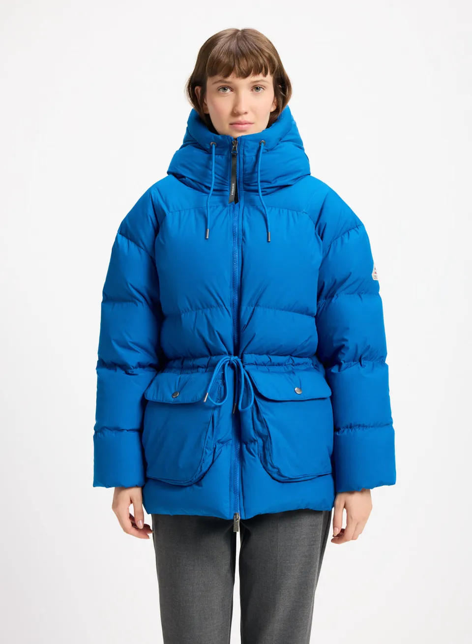 doudoune-hiver-capuche-femme-pyrenex-aule-bleu-lectrique-20-c image 1