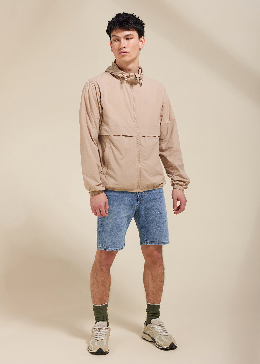 pyrenex-ridge-coupe-vent-unisexe-capuche-cuban-sand image 2