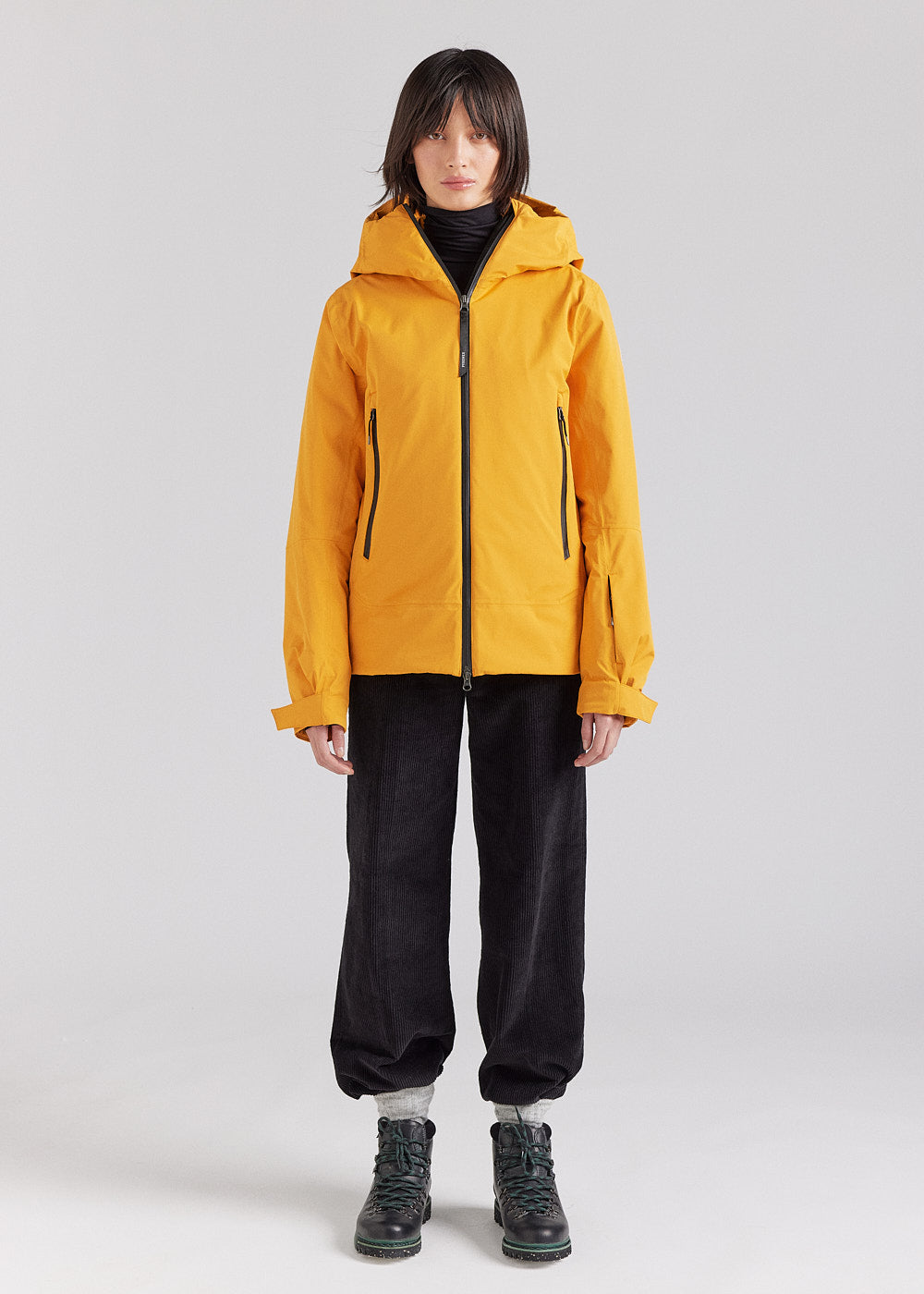 pyrenex-nova-veste-parka-en-duvet-femme-jaune image 2