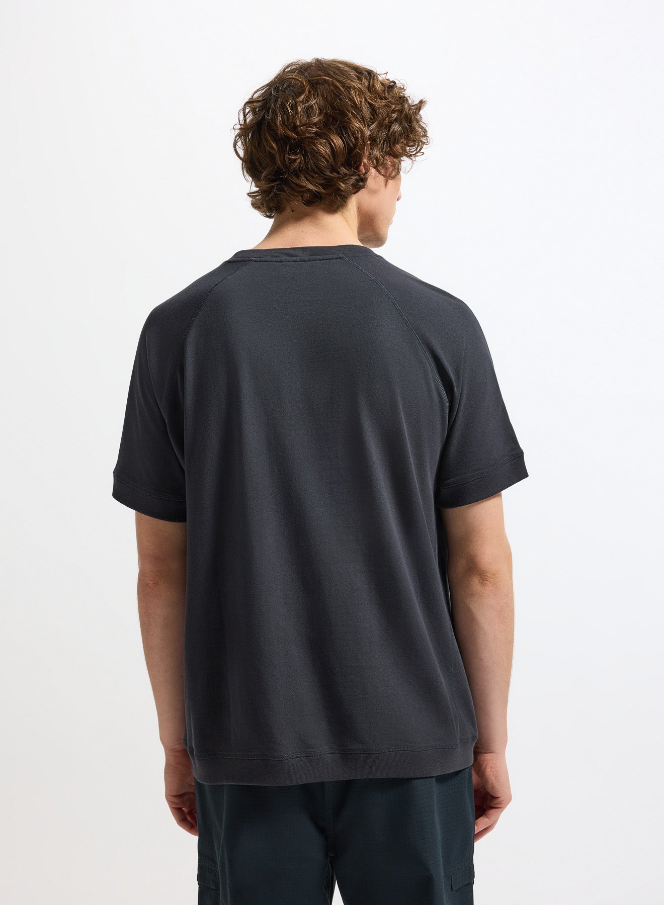 pyrenex-t-shirt-peak-unisexe-bleu-fonc-coton-bio-pais image 6