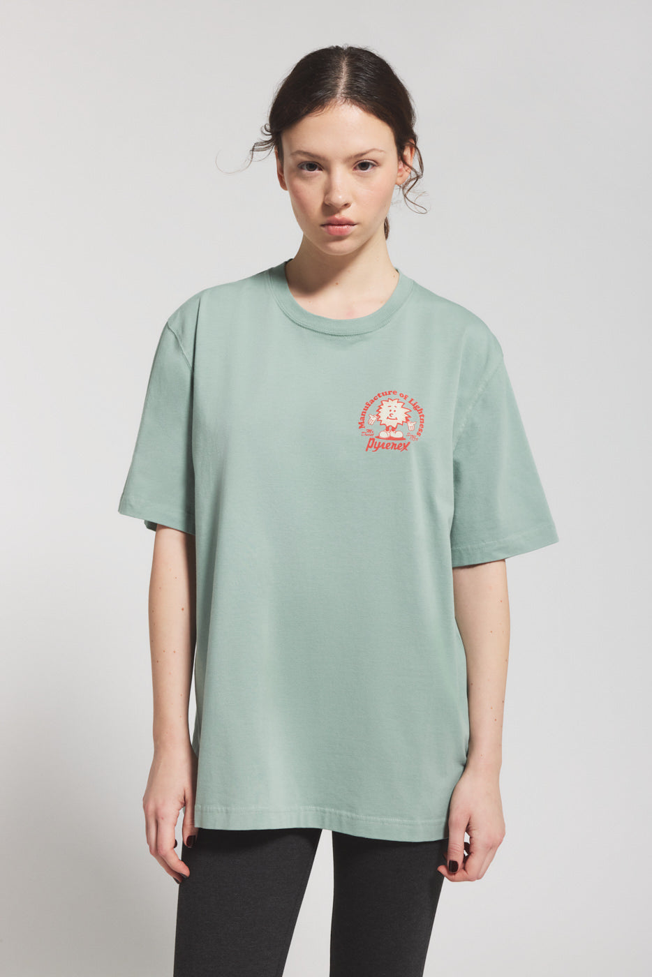 pyrenex-mfg-tee-t-shirt-unisexe-coton-biologique-vert-d-eau image 1