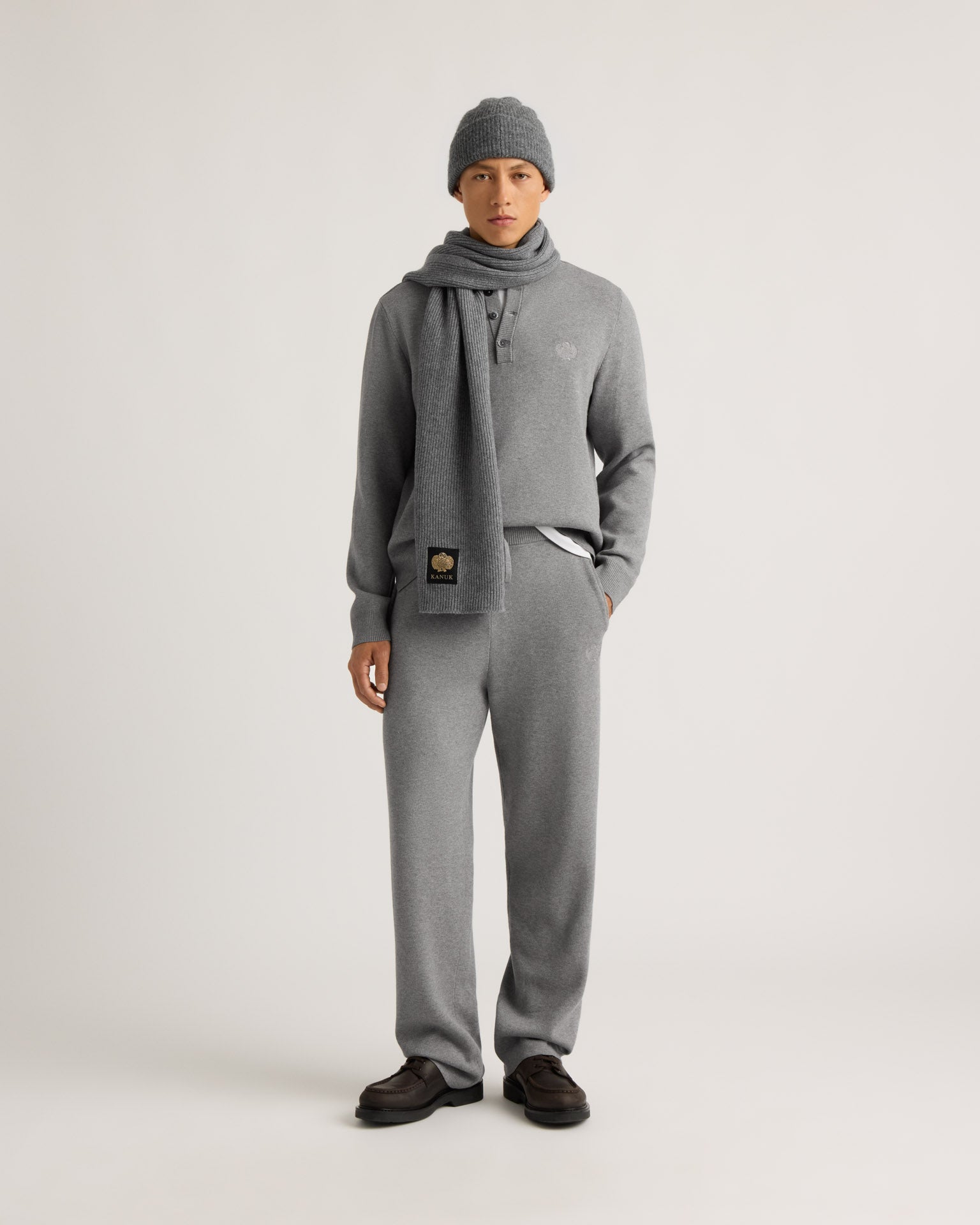 kanuk-roxton-henley-en-maille-homme-3-boutons image 3