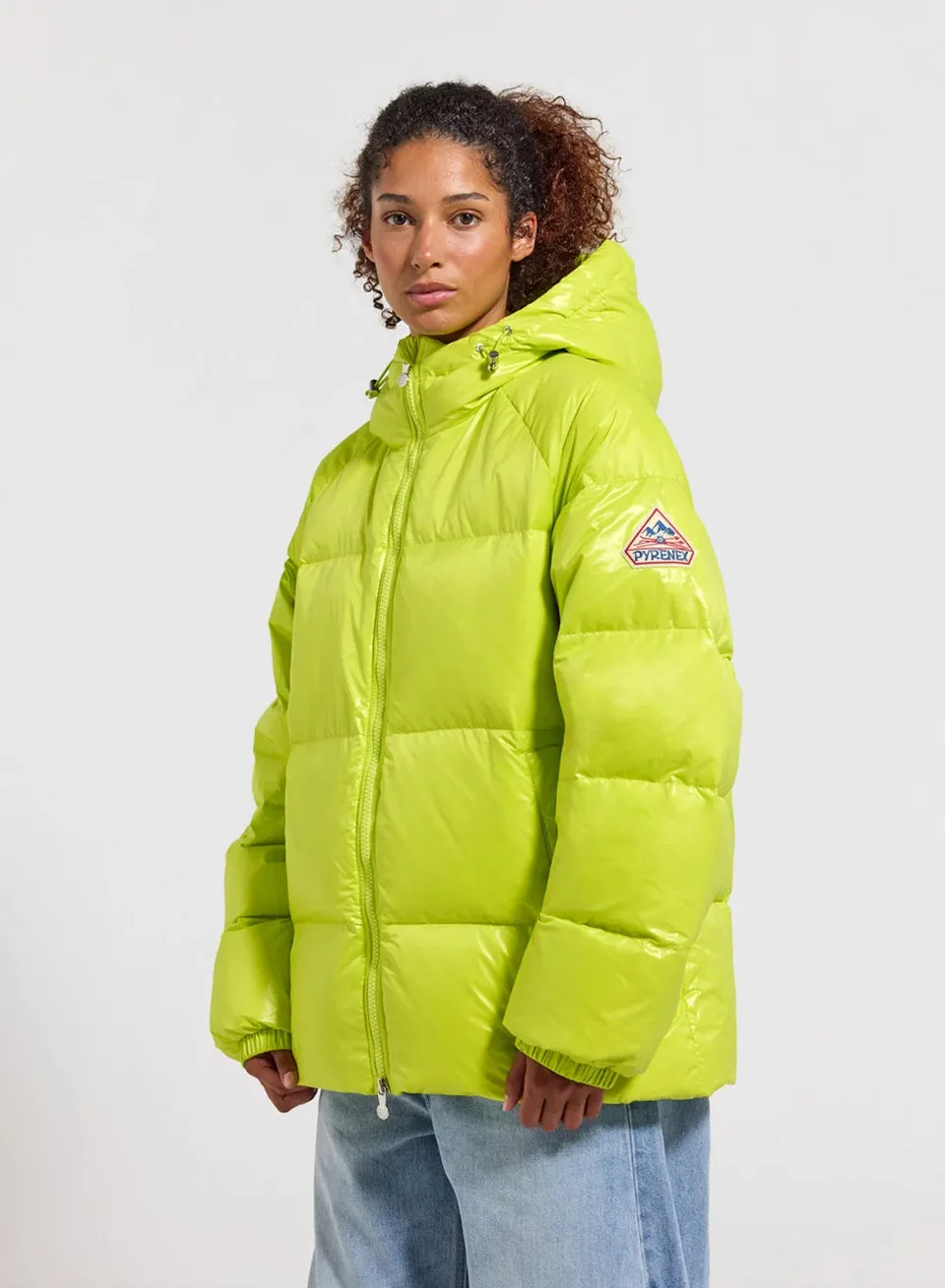 pyrenex-sten-doudoune-unisexe-capuche-jaune image 1