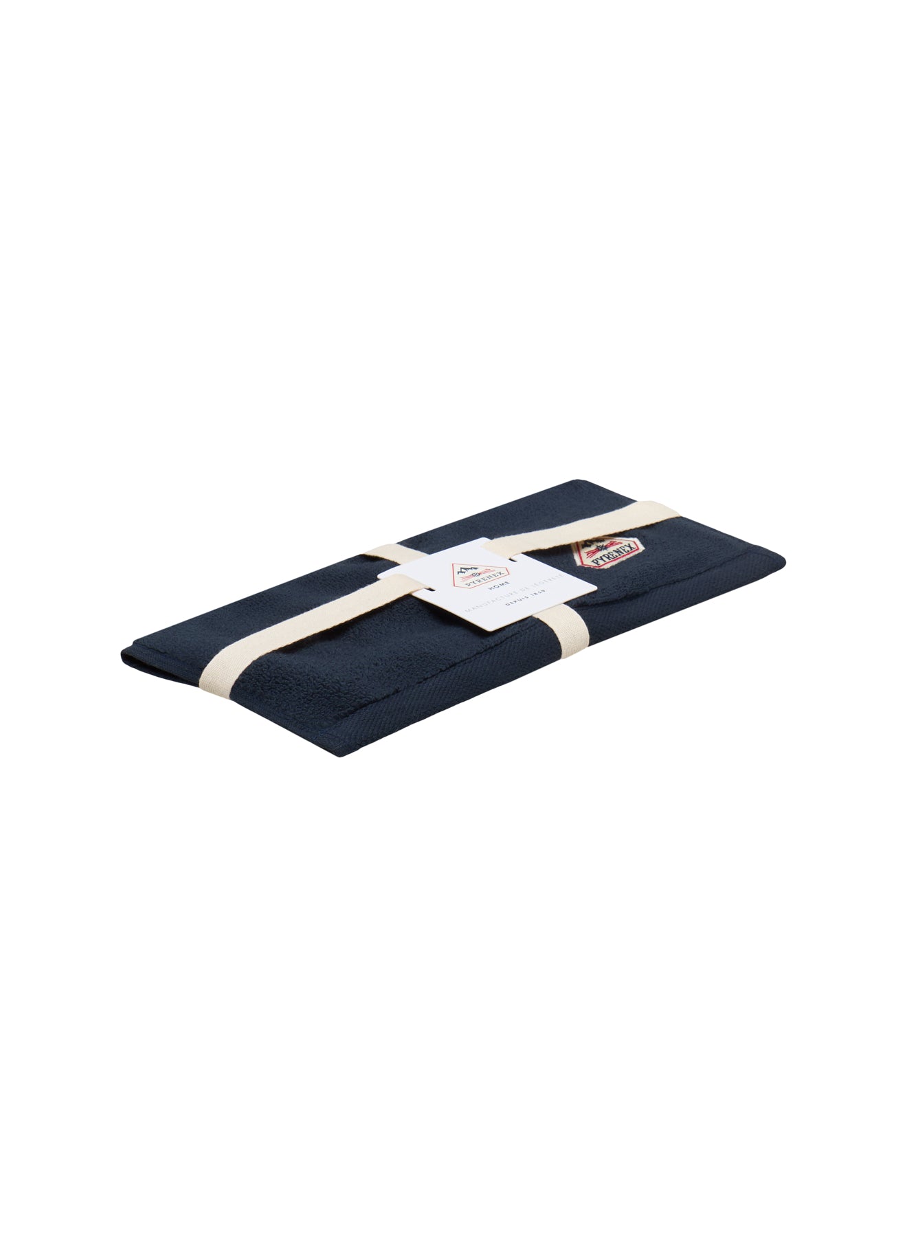 pyrenex-hana-serviette-visage-bleu-fonc image 2