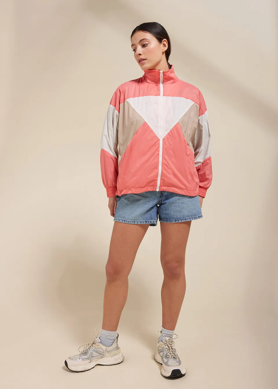 pyrenex-erine-coupe-vent-femme-multi-peach image 1