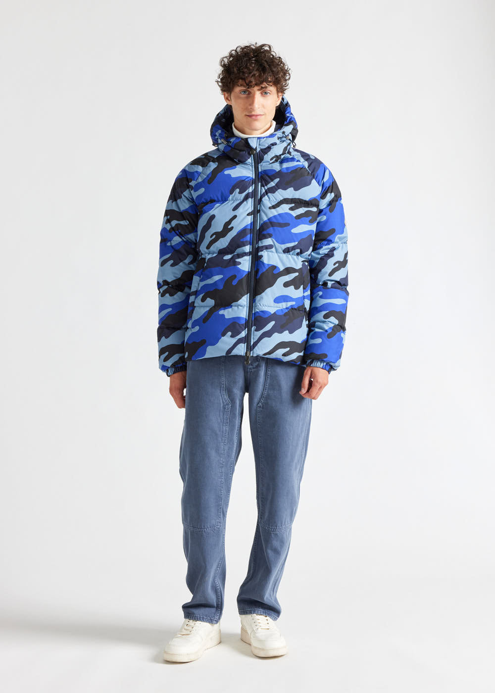 pyrenex-sten-doudoune-unisexe-capuche-camo-blue-print image 1