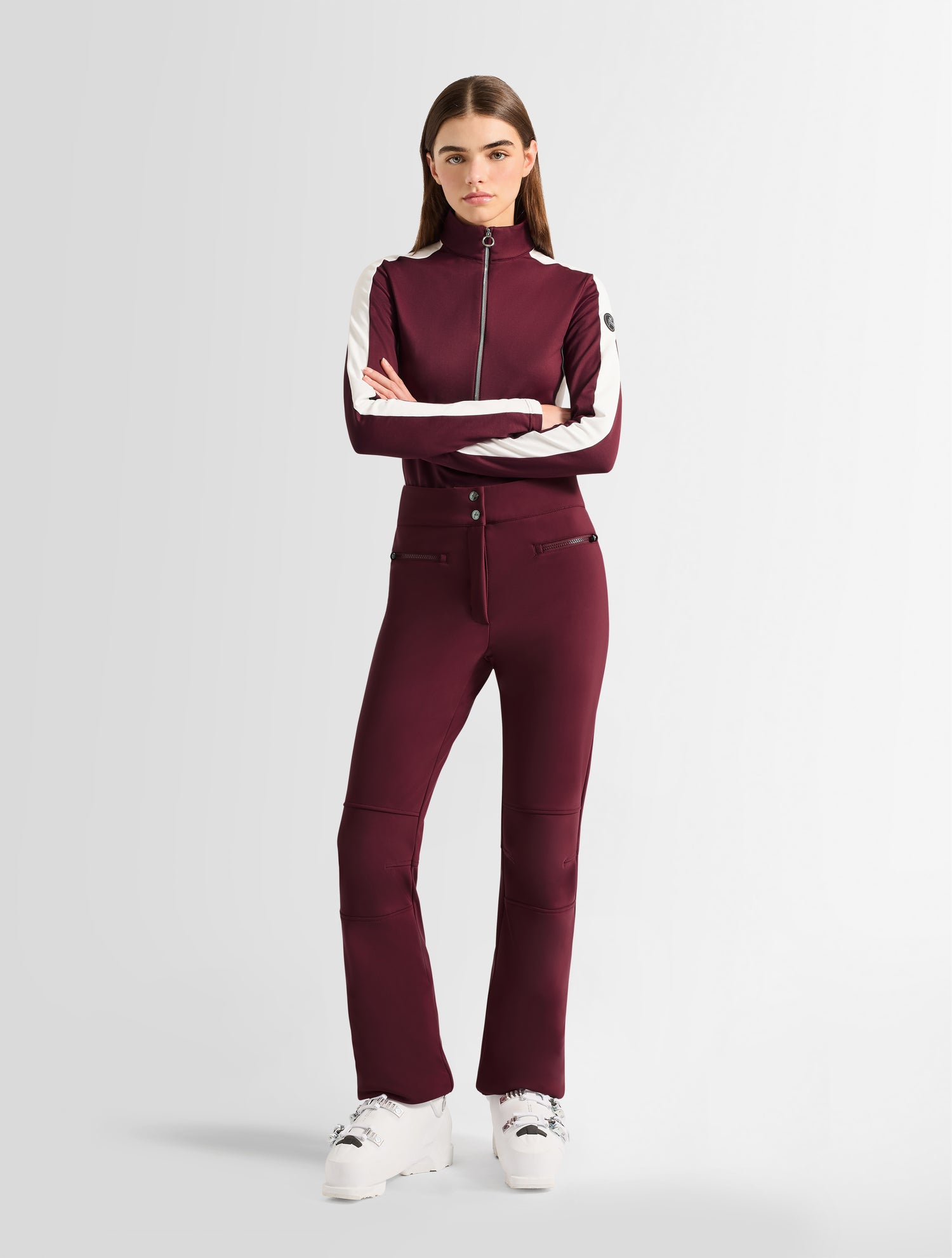 fusalp-sous-pull-negam-femme-sous-pull-ski-col-zipp image 2