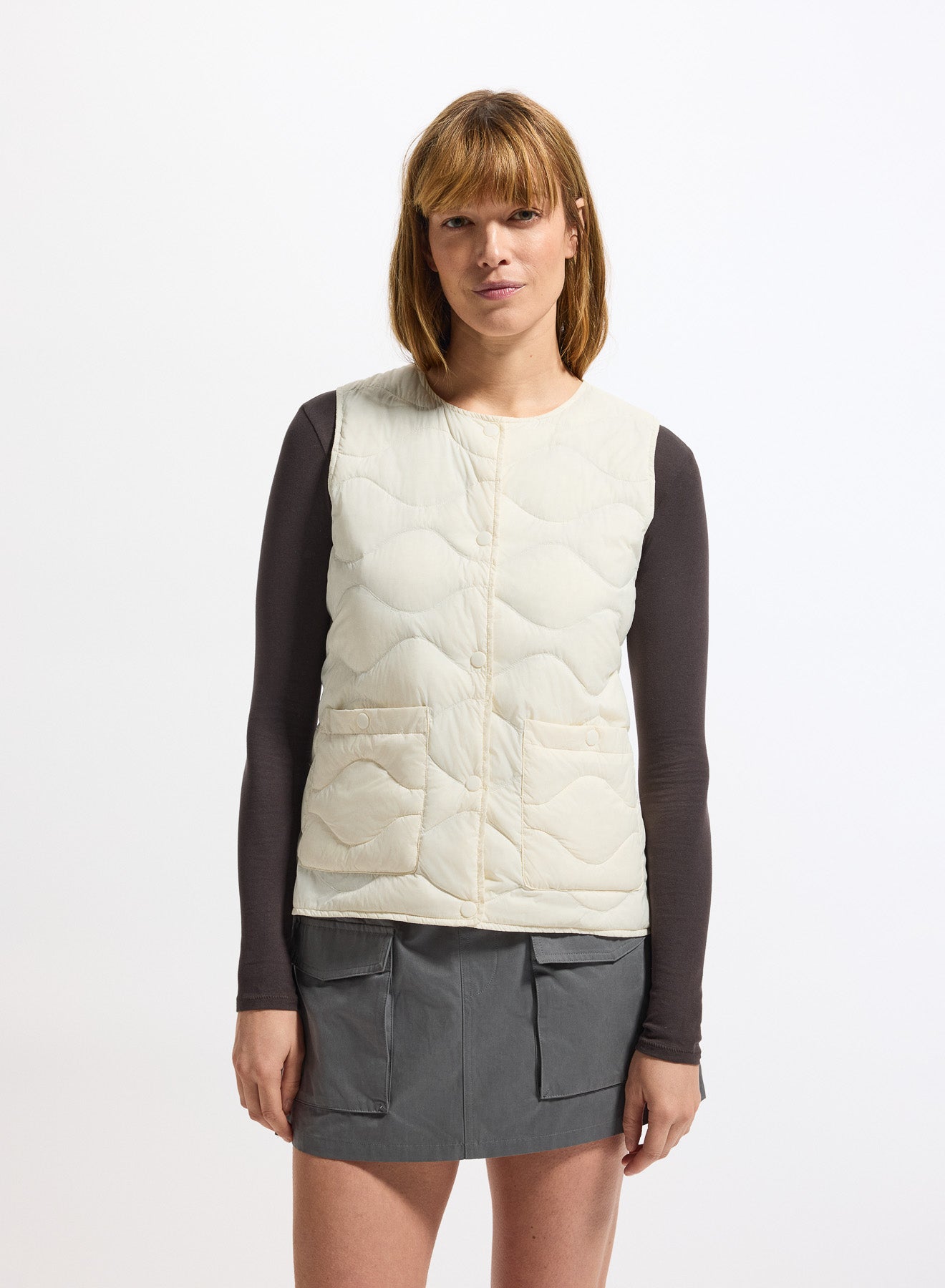 pyrenex-orite-vest-doudoune-femme-sans-manches-blanche-ultra-l-g-re image 3