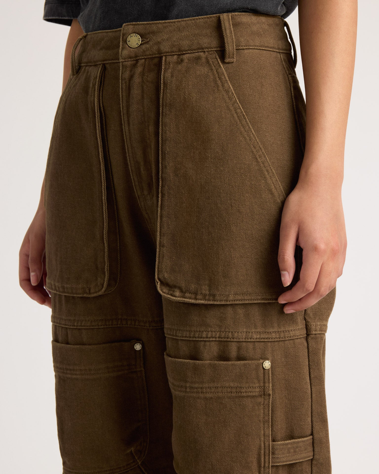 kanuk-kiamika-pantalon-cargo-en-serg-jambe-ballon-femme-2 image 6