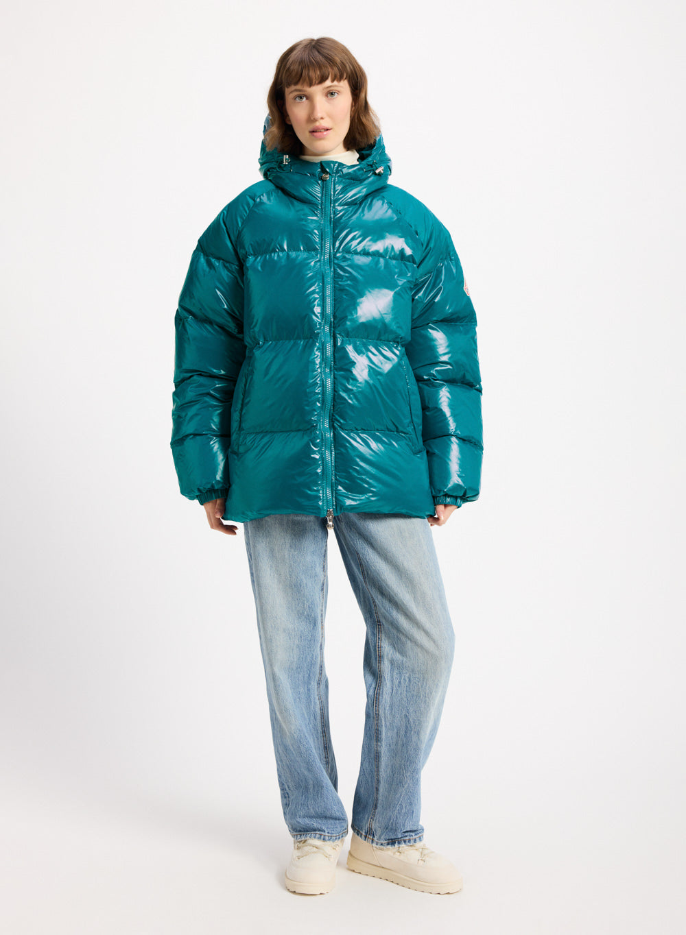 pyrenex-sten-doudoune-unisexe-capuche-bleu-turquoise image 3
