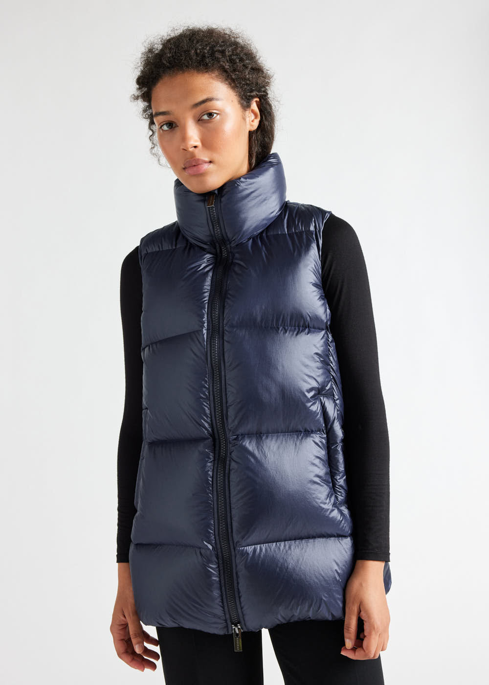 pyrenex-tamara-amiral-doudoune-sans-manche-femme-mi-longue image 2