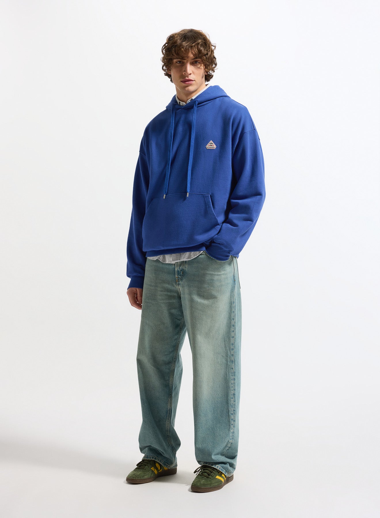 pyrenex-journey-sweat-capuche-unisexe-bleu-lectrique-en-coton-bio image 4