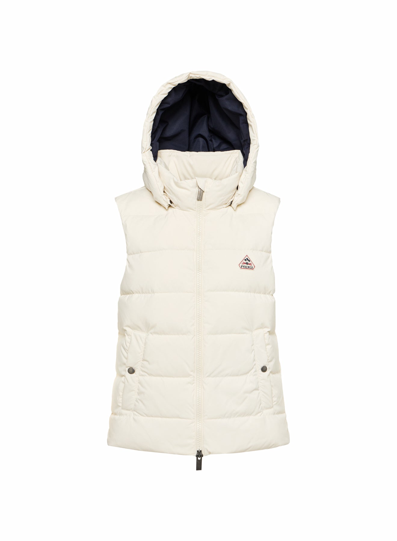 pyrenex-spoutnic-doudoune-sans-manches-femme-capuche-amovible-blanche image 4