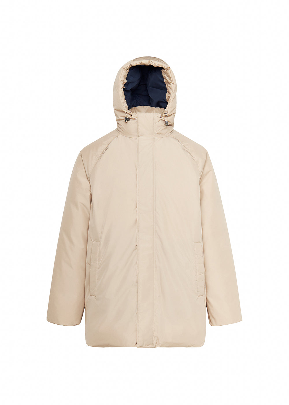 pyrenex-spark-parka-homme-duvet-naturel-capuche-beige-claire image 5
