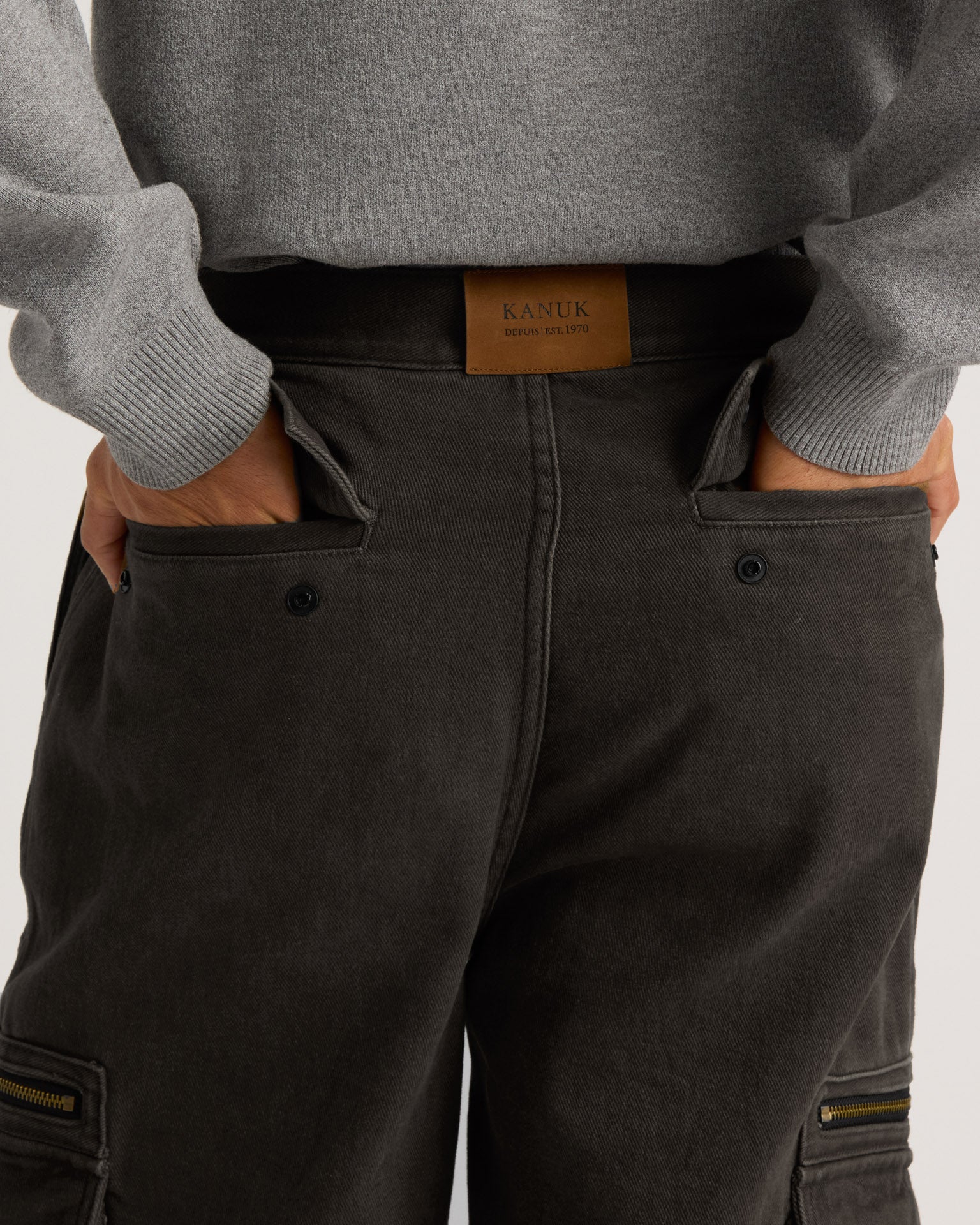 kanuk-pantalon-granby-homme-cargo-droit-genoux-articul-s image 7
