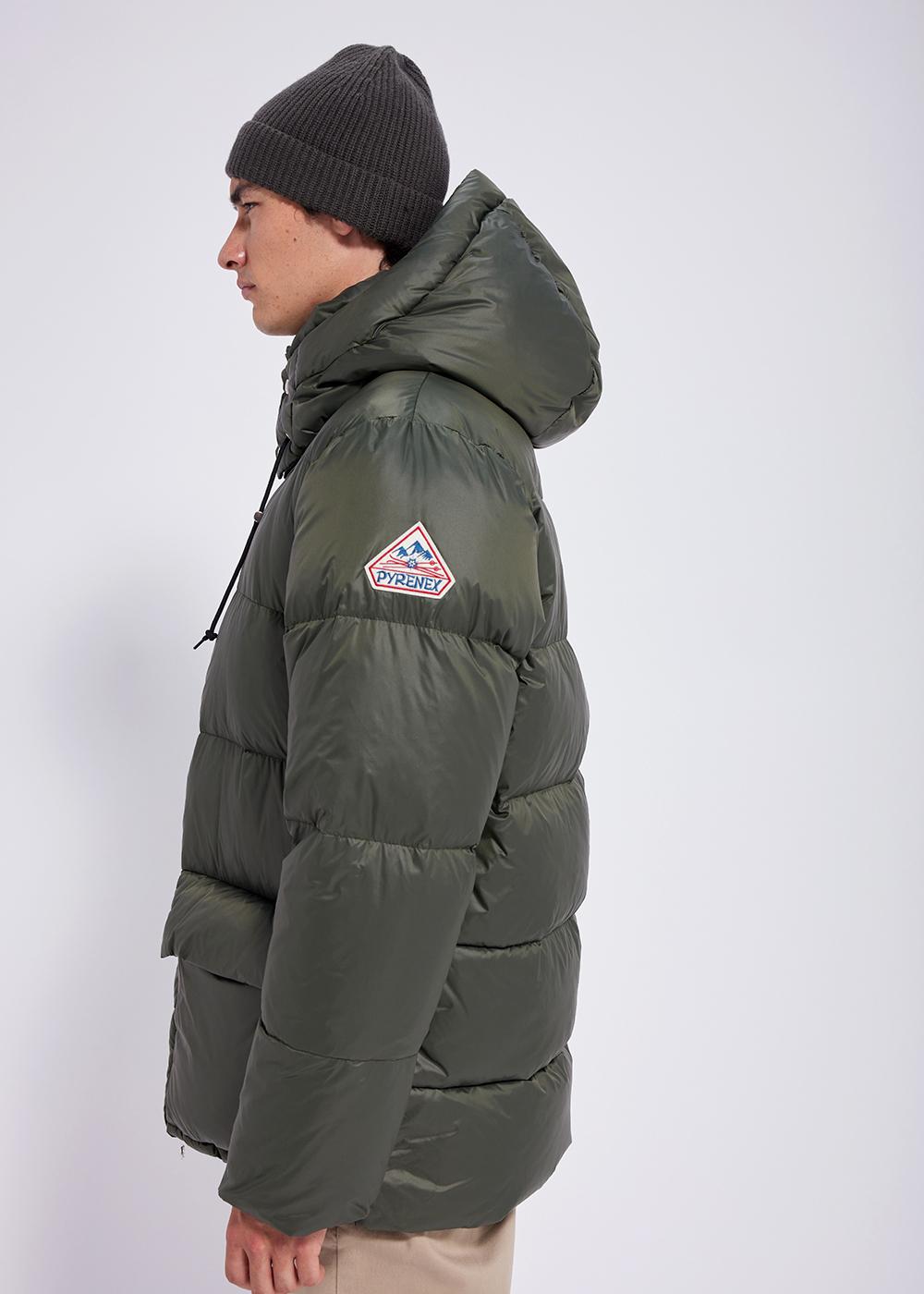 pyrenex-evolve-doudoune-homme-capuche-deep-khaki image 4
