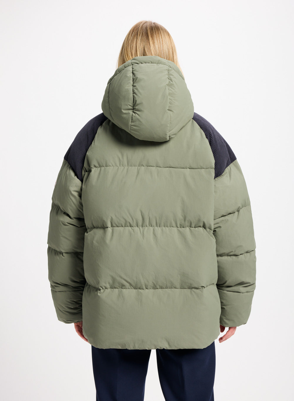 pyrenex-retro-sten-doudoune-unisexe-kaki-sherpa image 7