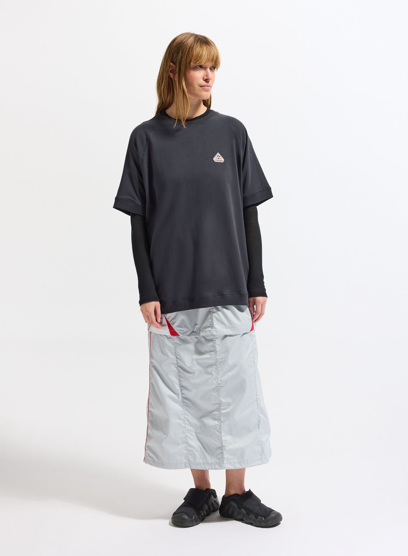 pyrenex-t-shirt-peak-unisexe-bleu-fonc-coton-bio-pais image 3