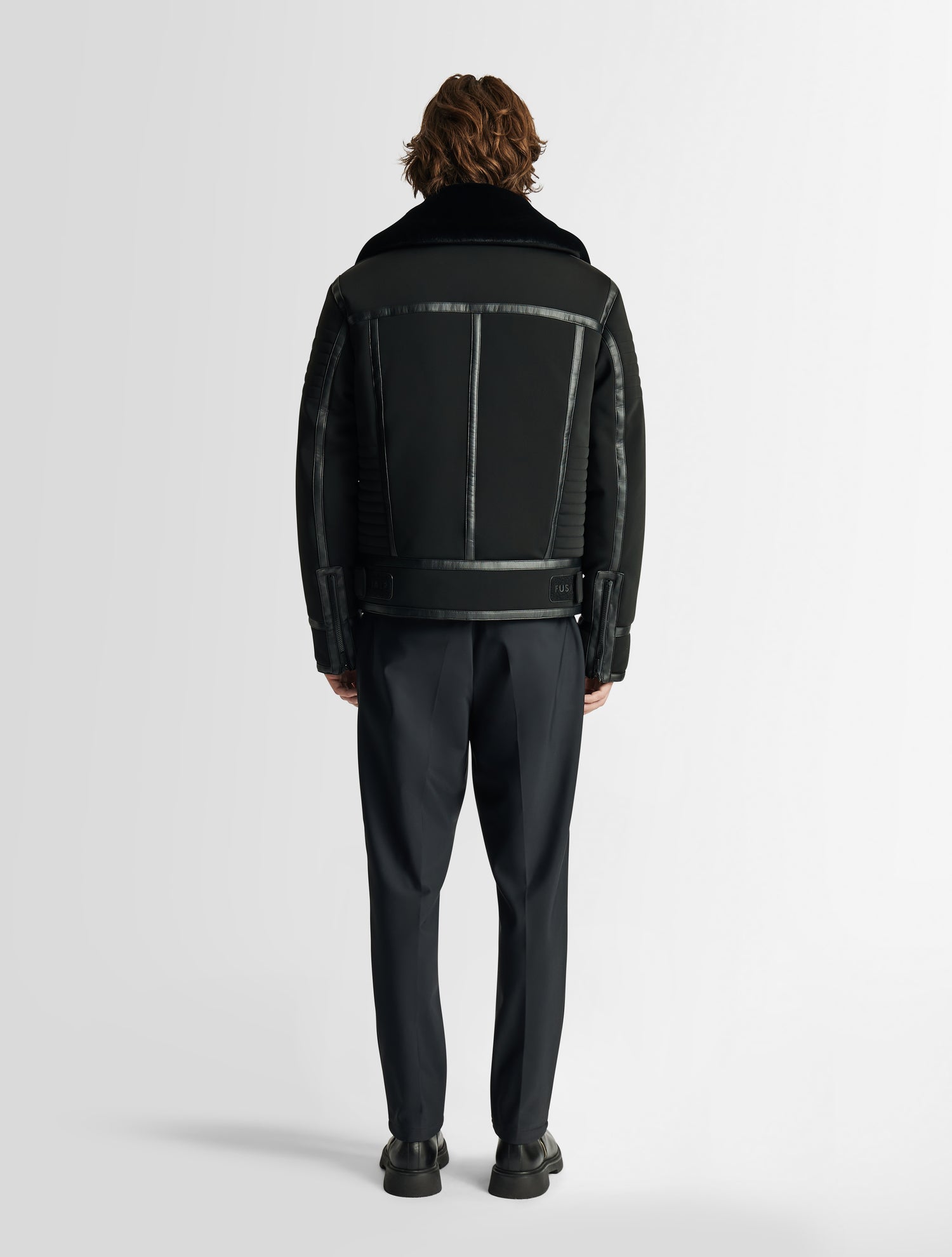 fusalp-blouson-harlo-homme-bombardier-softshell-duvet-fourrure image 3
