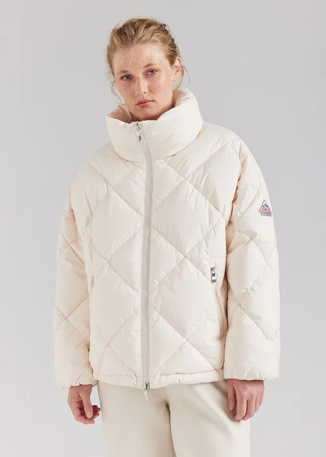 pyrenex-adele-doudoune-oversize-femme-col-enveloppant-chalk image 1