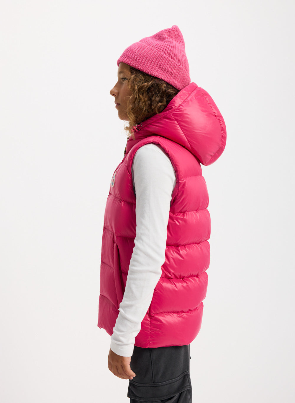 pyrenex-john-doudoune-sans-manches-enfant-fuchsia image 5