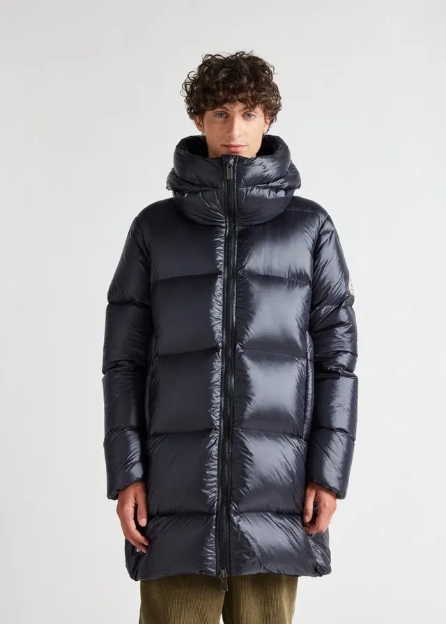 pyrenex-anton-doudoune-homme-mi-longue-black-duvet image 1