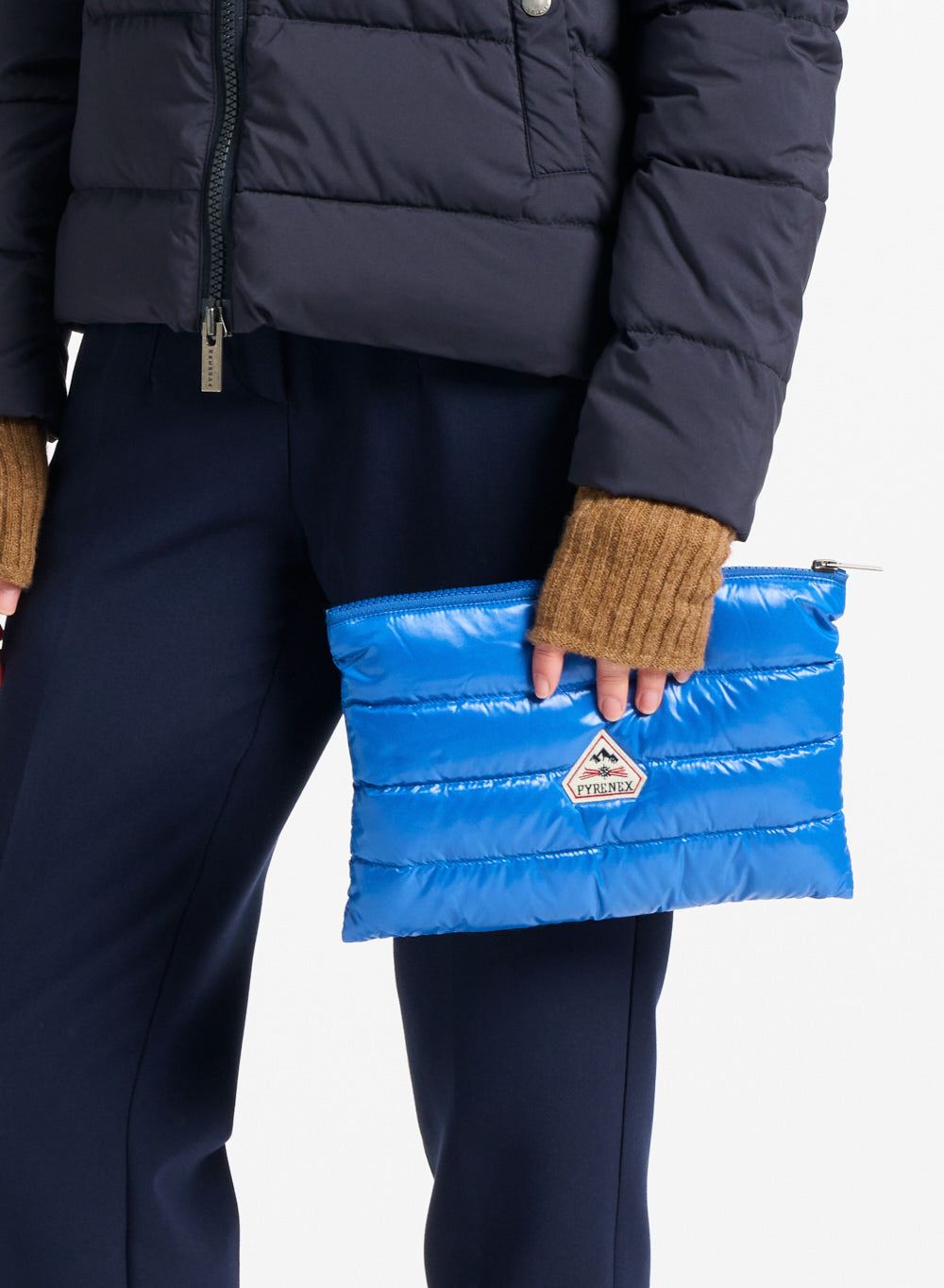 pyrenex-down-pouch-pochette-matelass-e-en-duvet-bleu-lectrique image 2