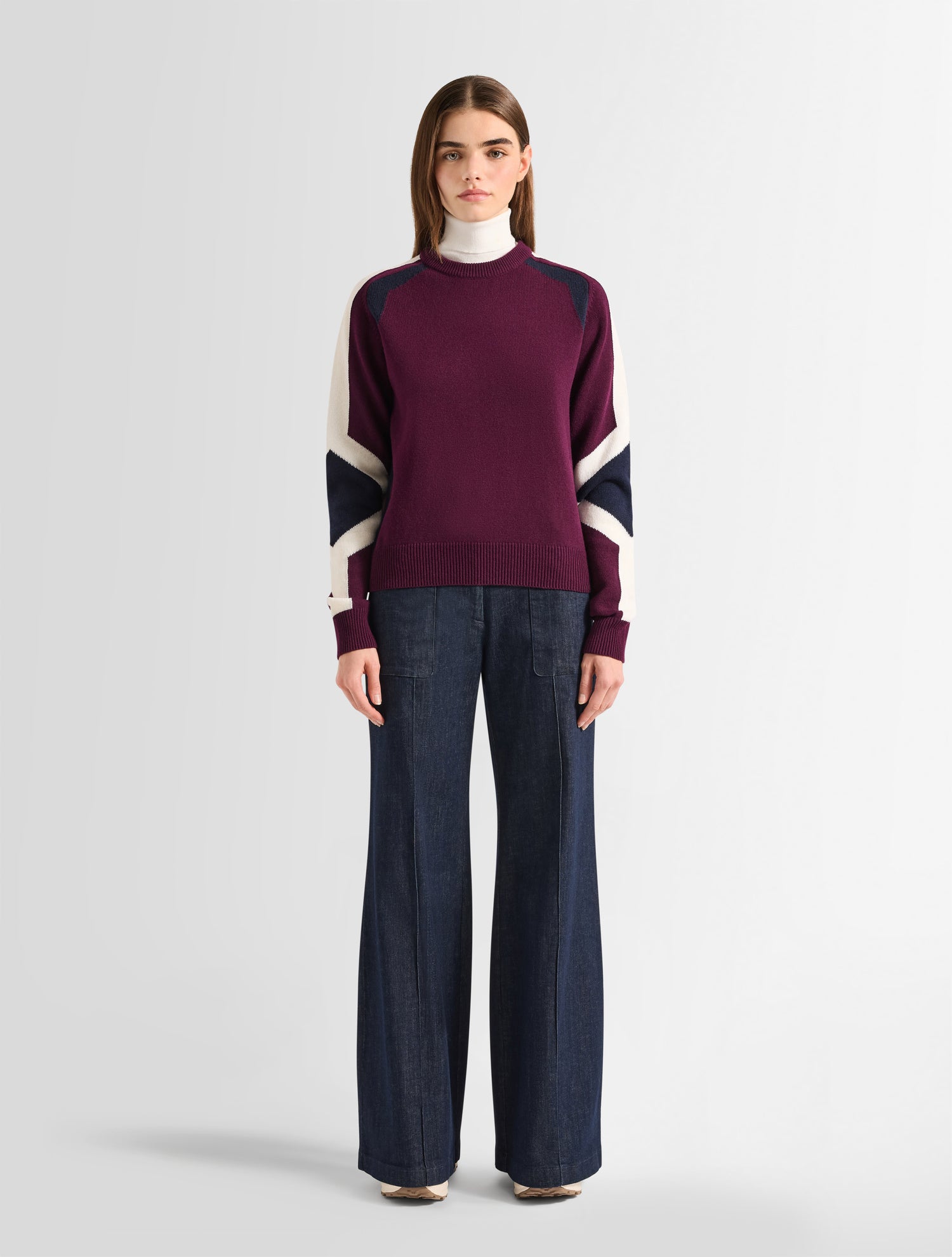 fusalp-pull-riv-na-pull-laine-et-cachemire-colorblock image 1