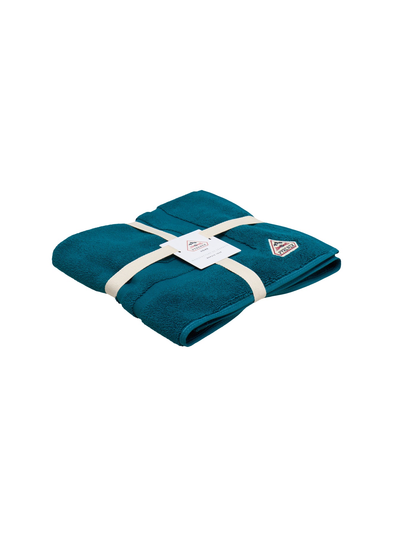 hana-tapis-de-bain-bleu-paon-100-coton-1000-g-m2 image 3