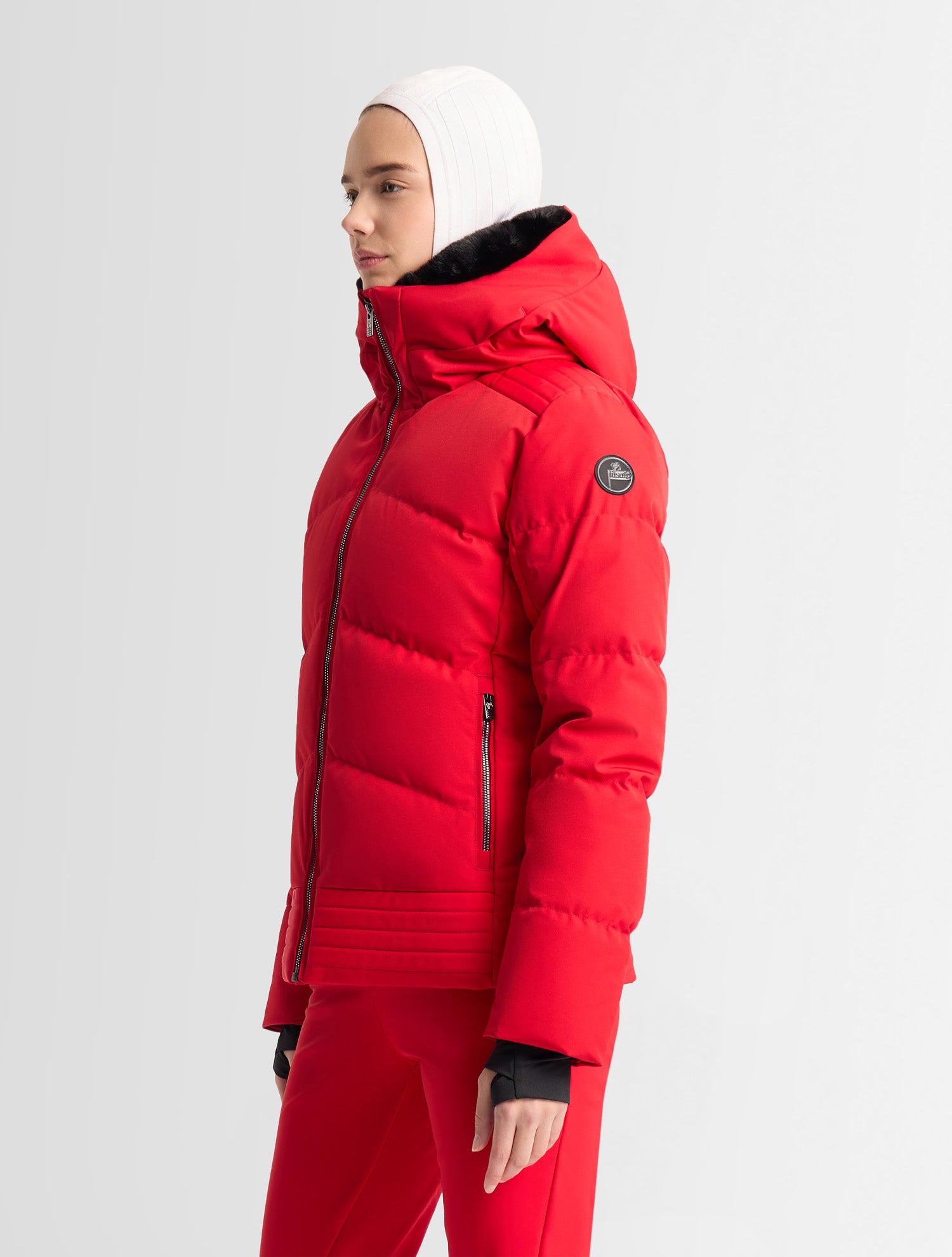 fusalp-avery-veste-de-ski-femme-matelass-e-fourrure image 2