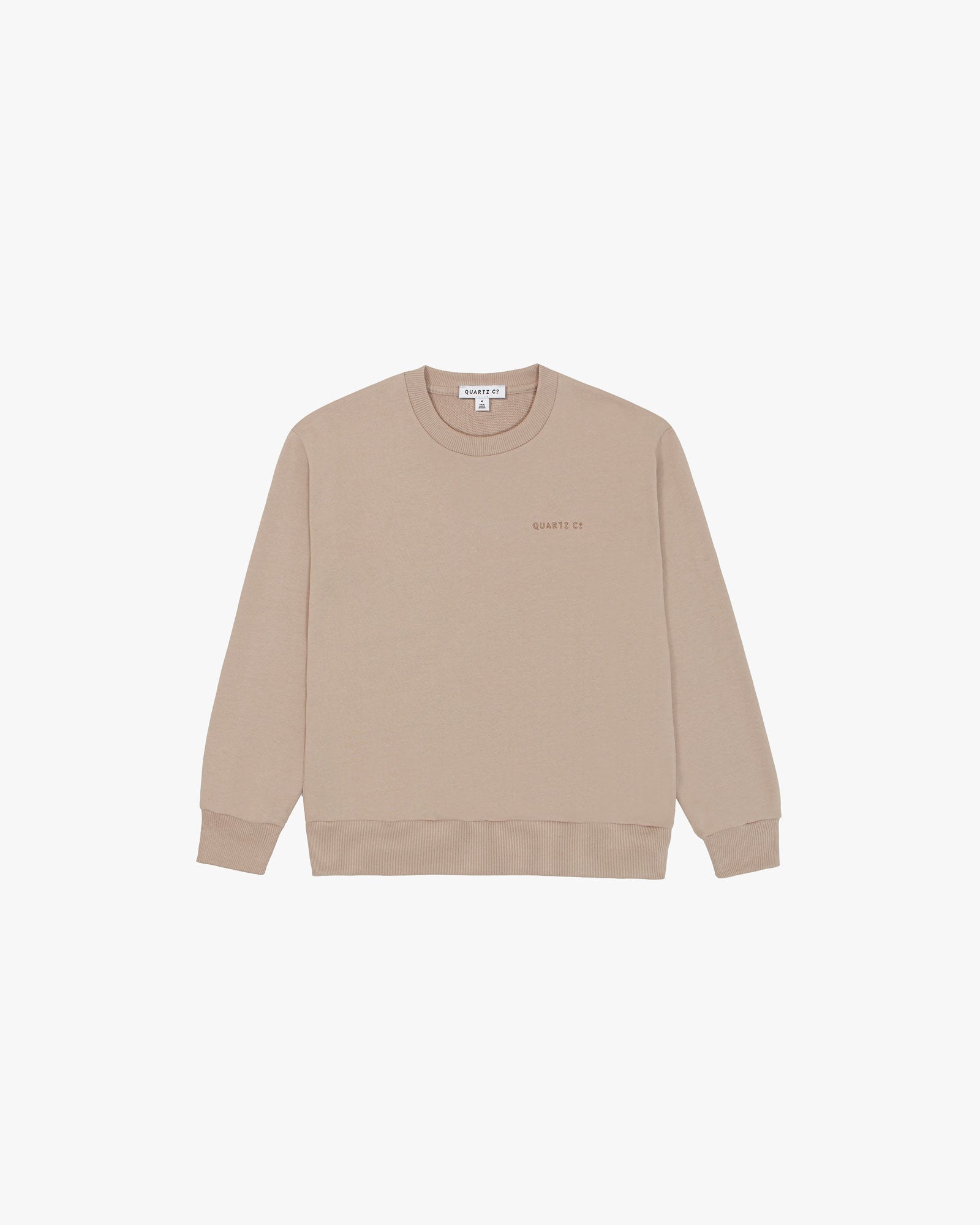 quartz-co-daxon-sweat-col-rond-coton-bio-380-g-m2 image 4