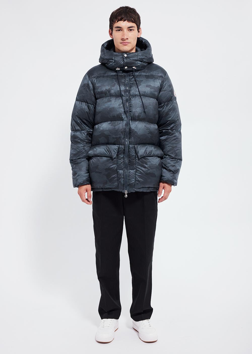 pyrenex-evolve-doudoune-homme-camo-blue-print-capuche image 1