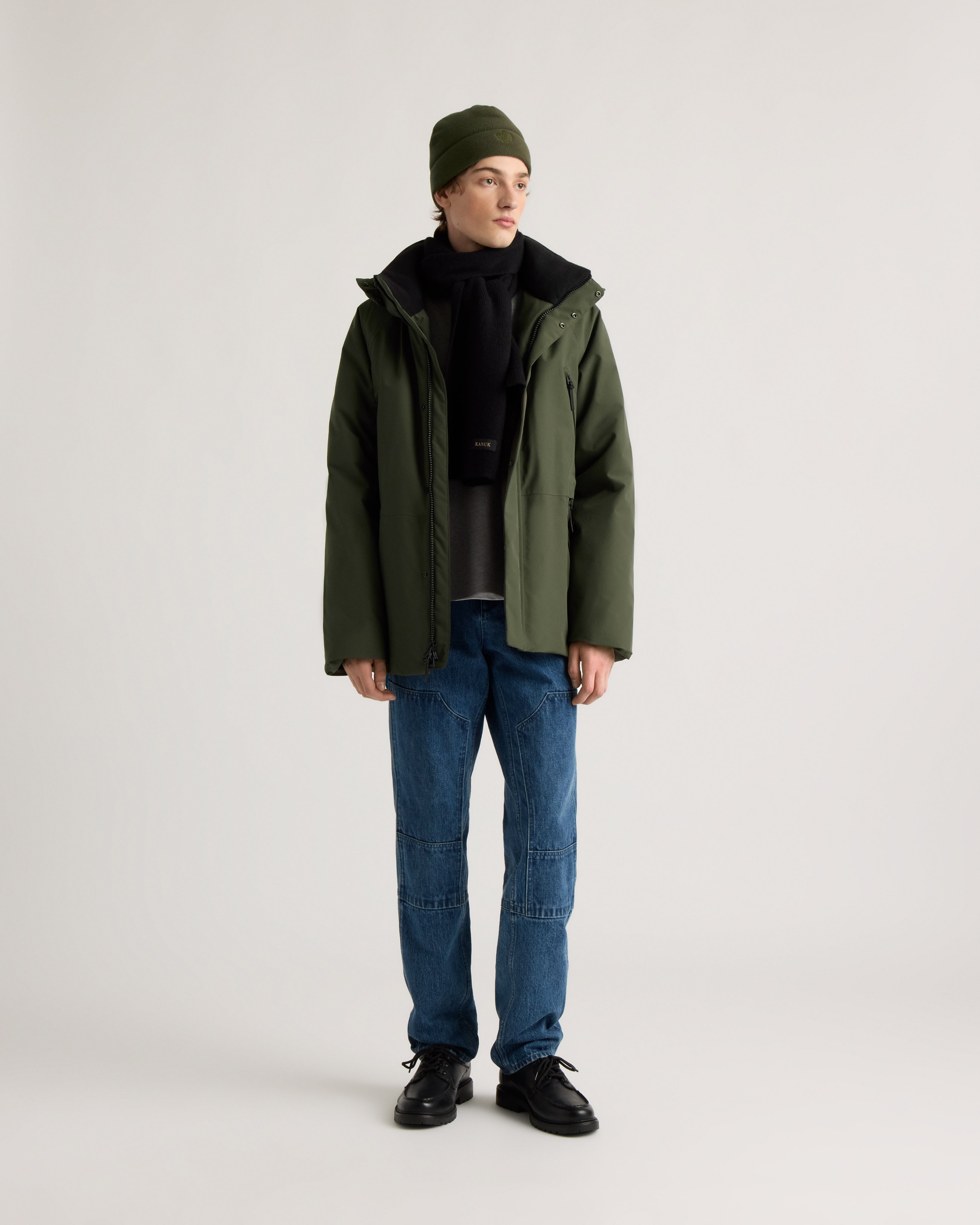 kanuk-alpin-manteau-court-isol-homme-capuche-amovible image 3