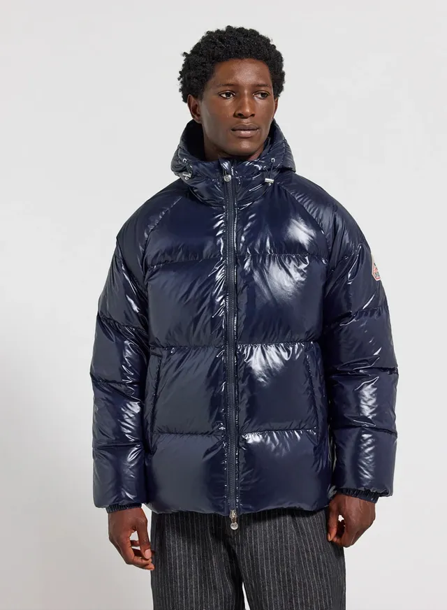 pyrenex-sten-doudoune-unisexe-capuche-bleu-marine image 1