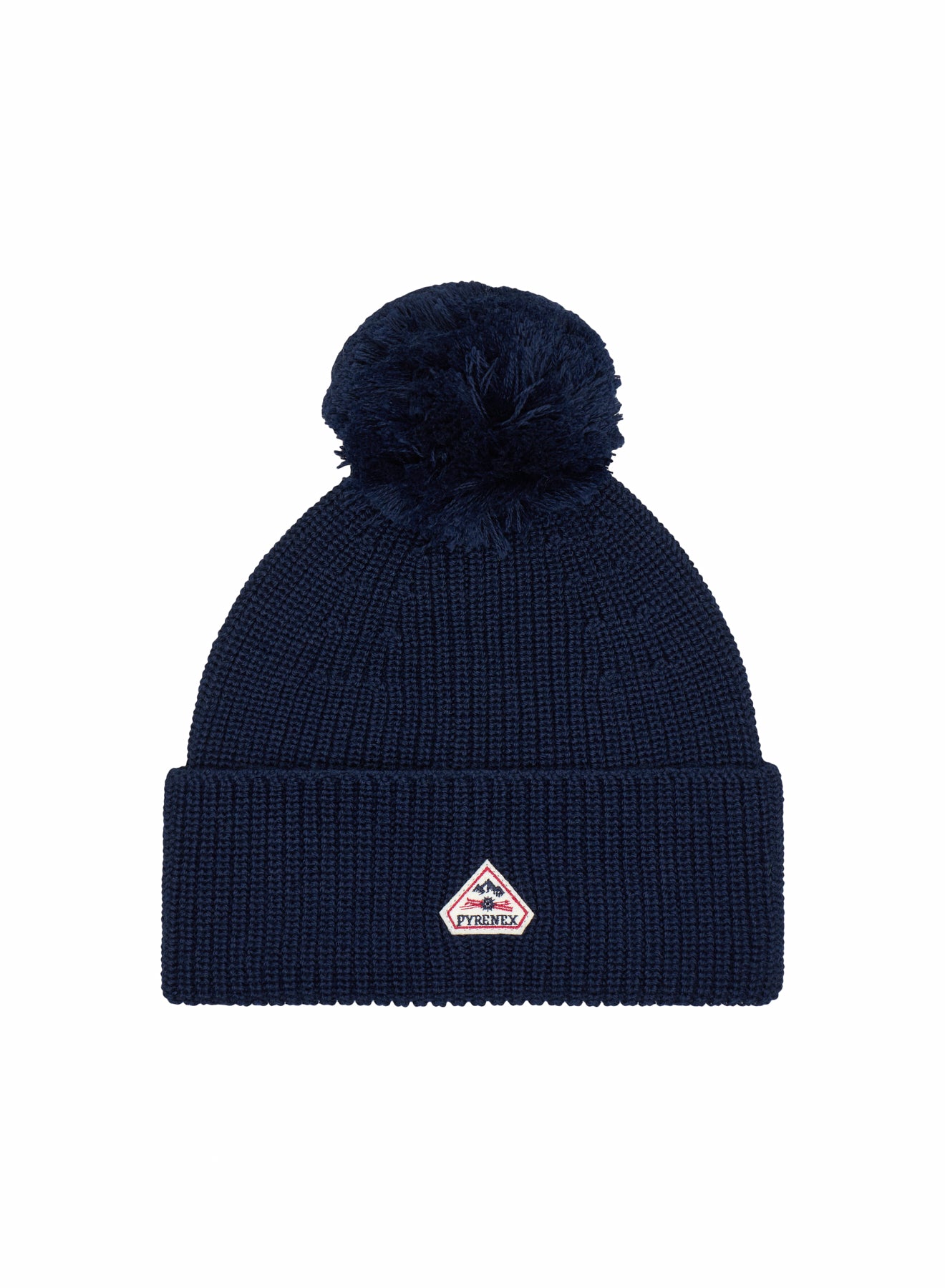 pyrenex-eki-bonnet-pompon-enfant-bleu-marine image 2