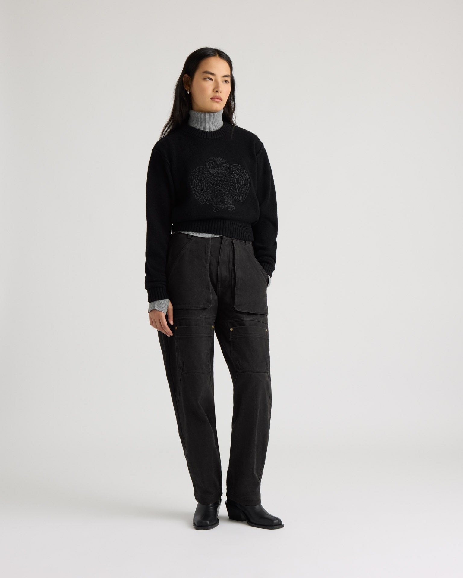 kanuk-flocon-chandail-court-femme-logo-brod image 1